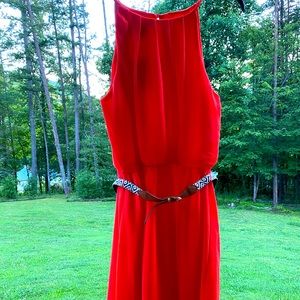 IZBYER sleeveless lined summer dress.